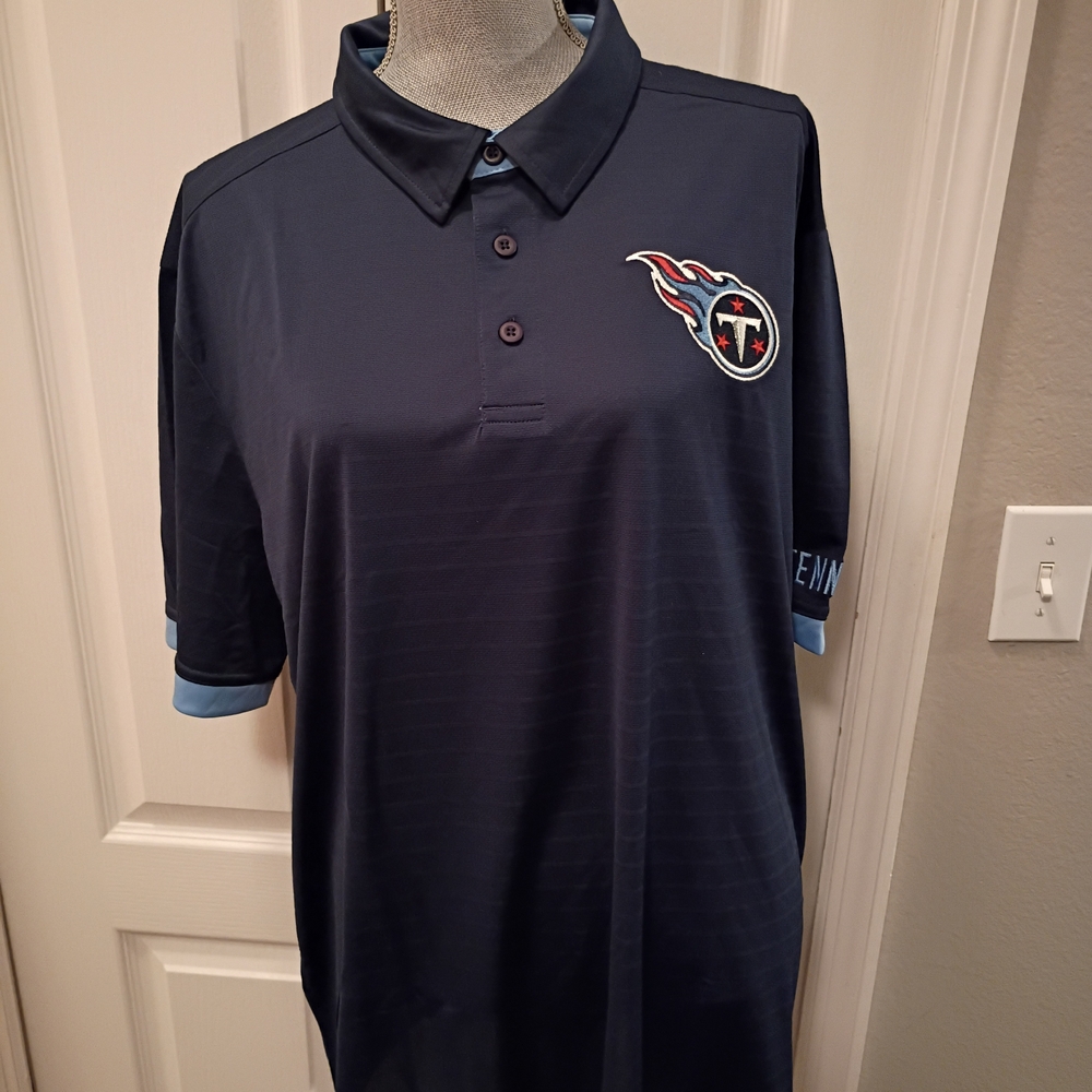 NFL Dark Blue Polo Shirt with Logo